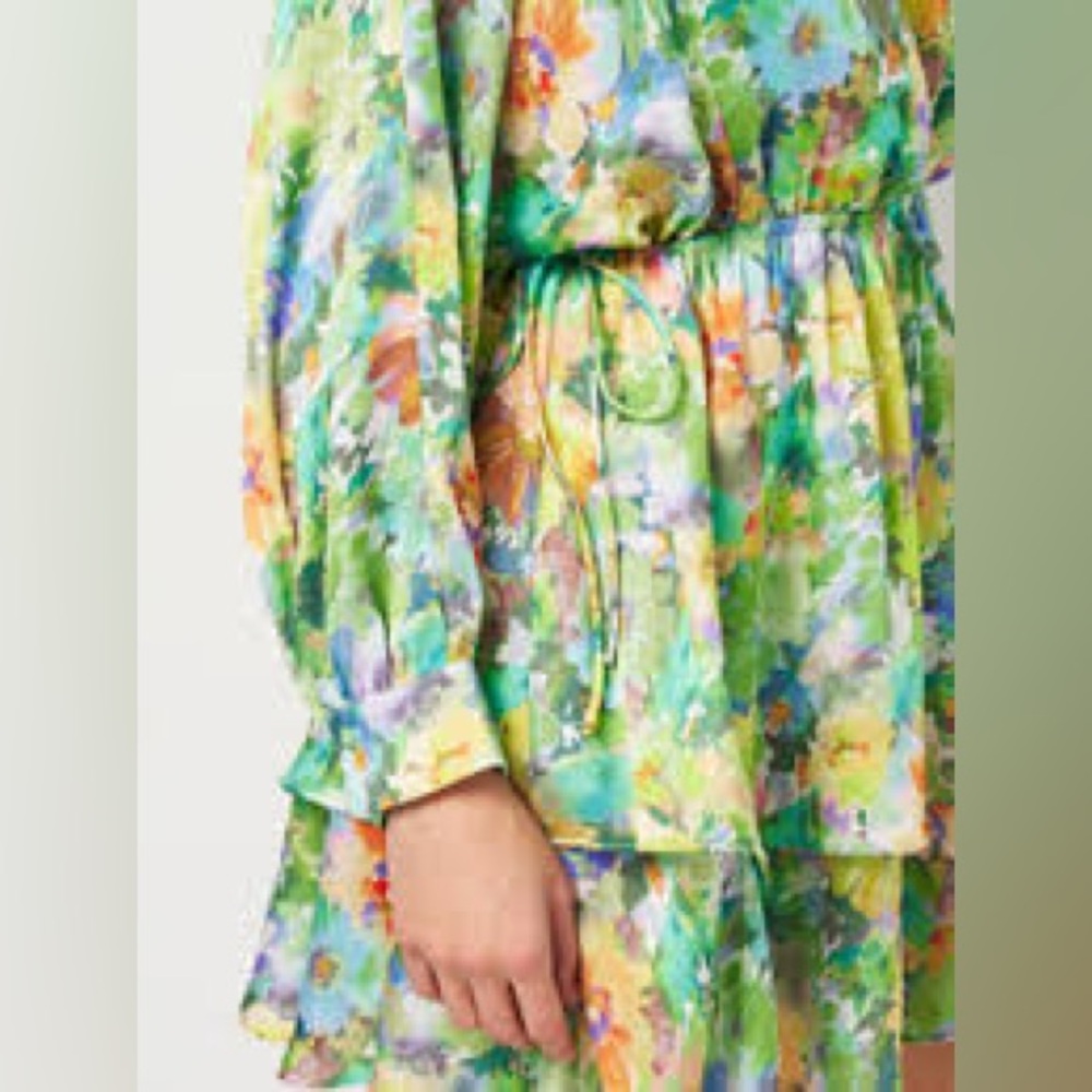 FLORAL PRINT DRESS - Picture 14 of 14